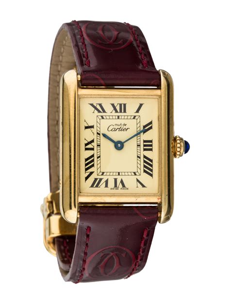 cartier tank must 2415|cartier tank must watch price.